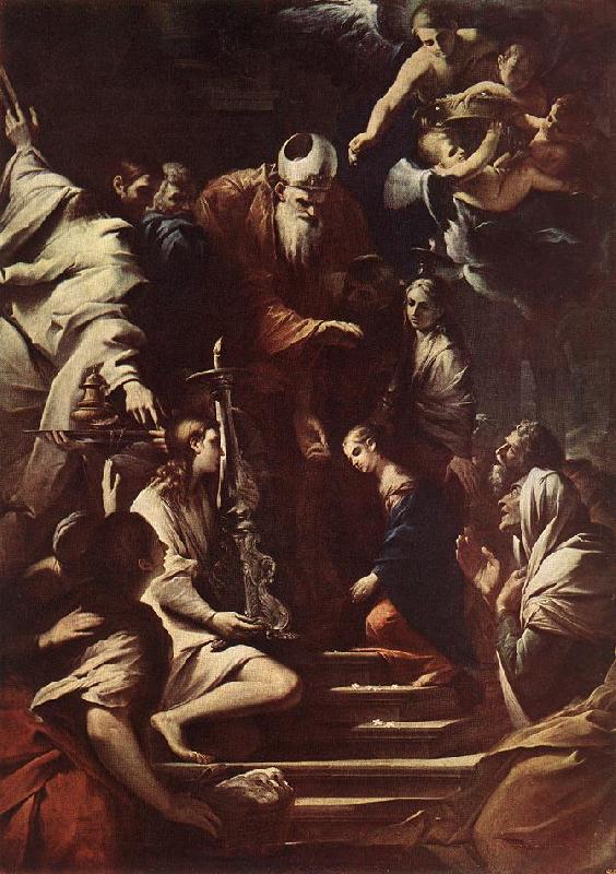 TESTA, Pietro Presentation of the Virgin in the Temple et oil painting picture